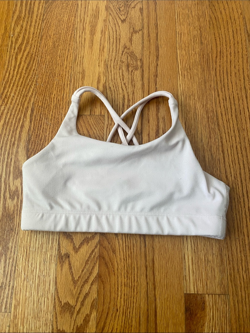 Athleta Girl Pink Sports Bra Size 8/10